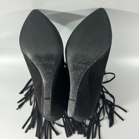 ELYSE WALKER Las Angenlas Ankle High Boots with Fringes, Size 39 - Picture 8 of 12